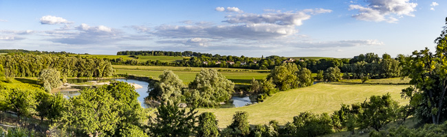 La vallée de l'Aisne vue du Mont-de-Jeux, mai 2025